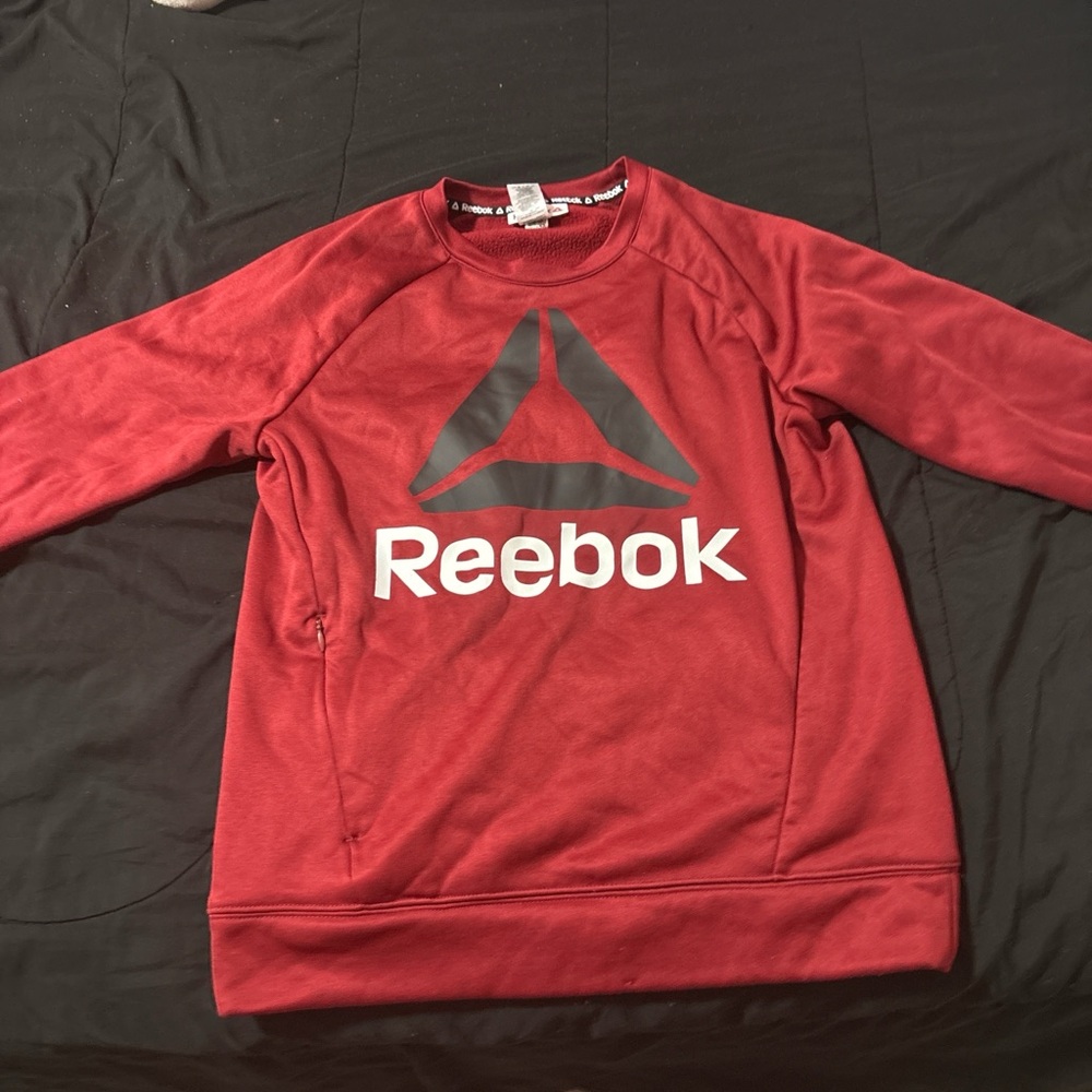 Reebok Men's Bold Red Crewneck Sweater